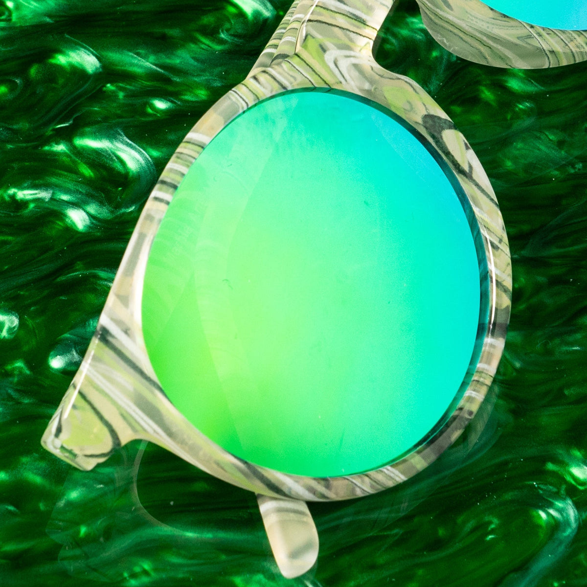 goodr Circle G Sunglasses - Marble Arts Master