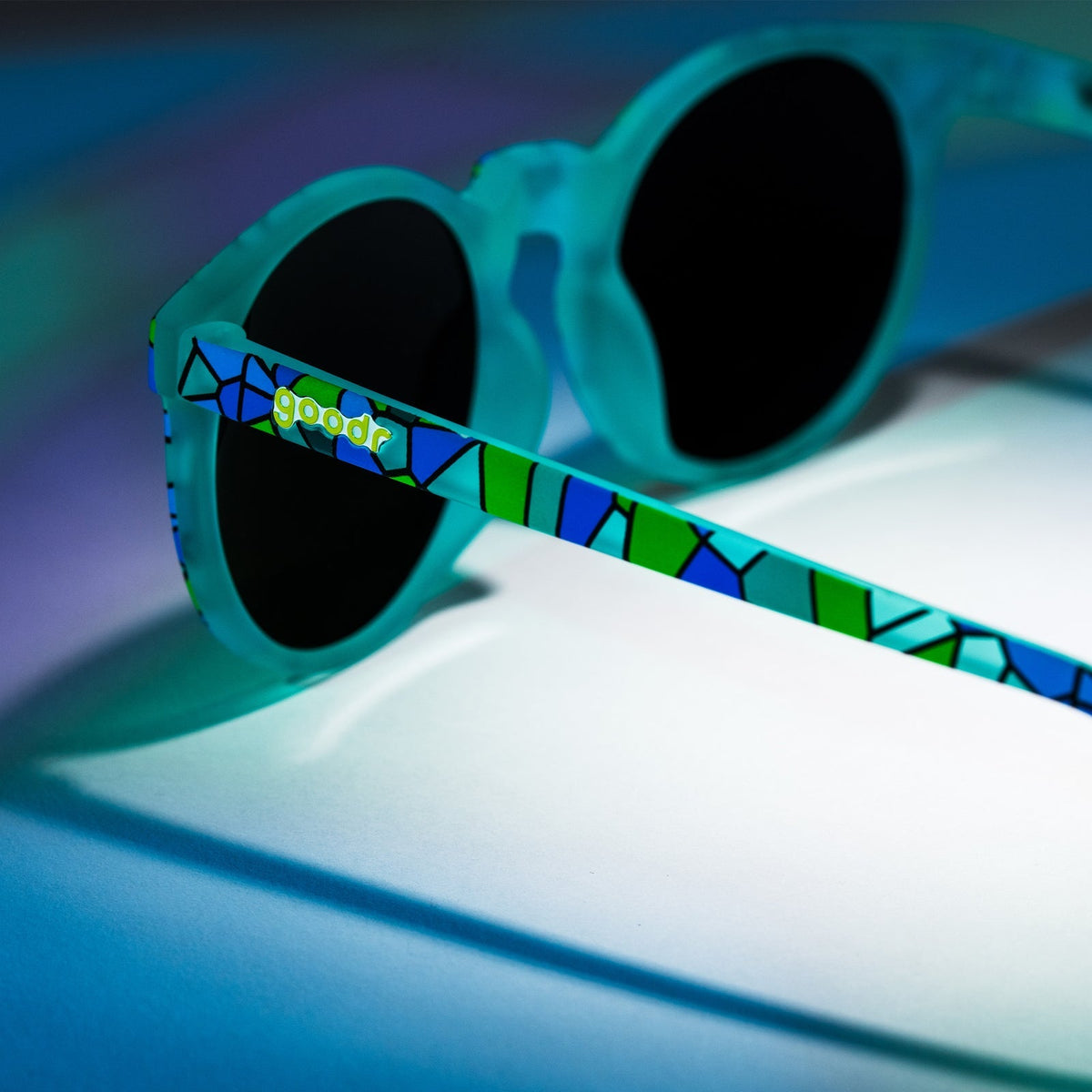 Goodr Circle G Sunglasses - Moody Mosaic Musings