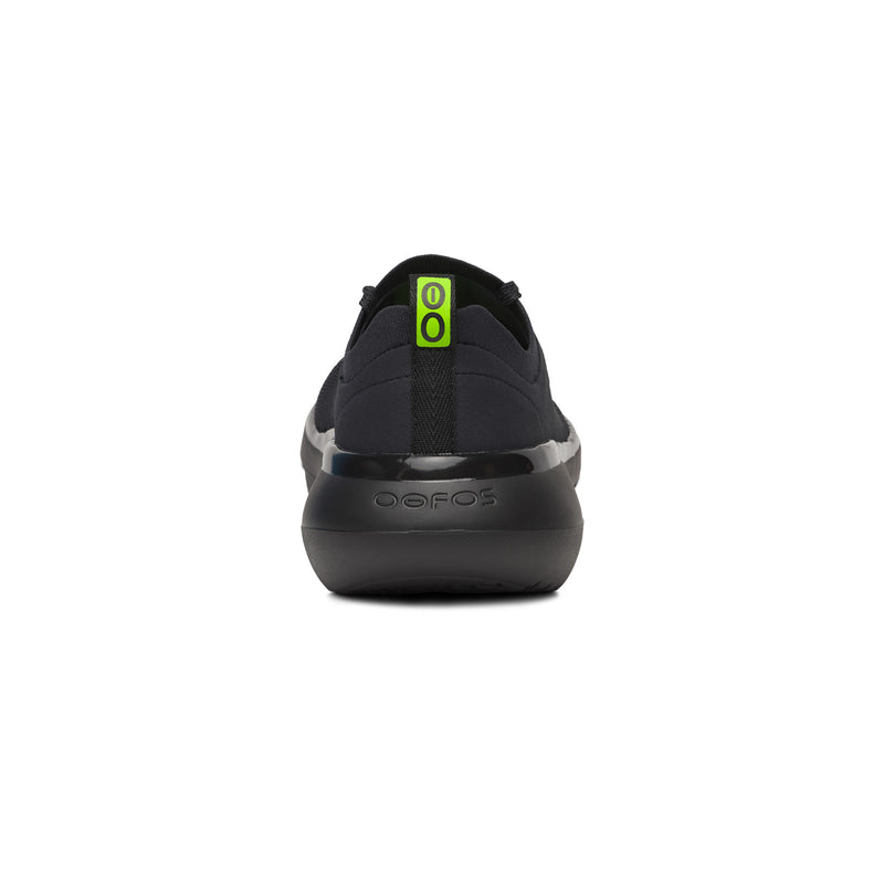 OOFOS Women's OOmy Stride Shoe - Black/Black