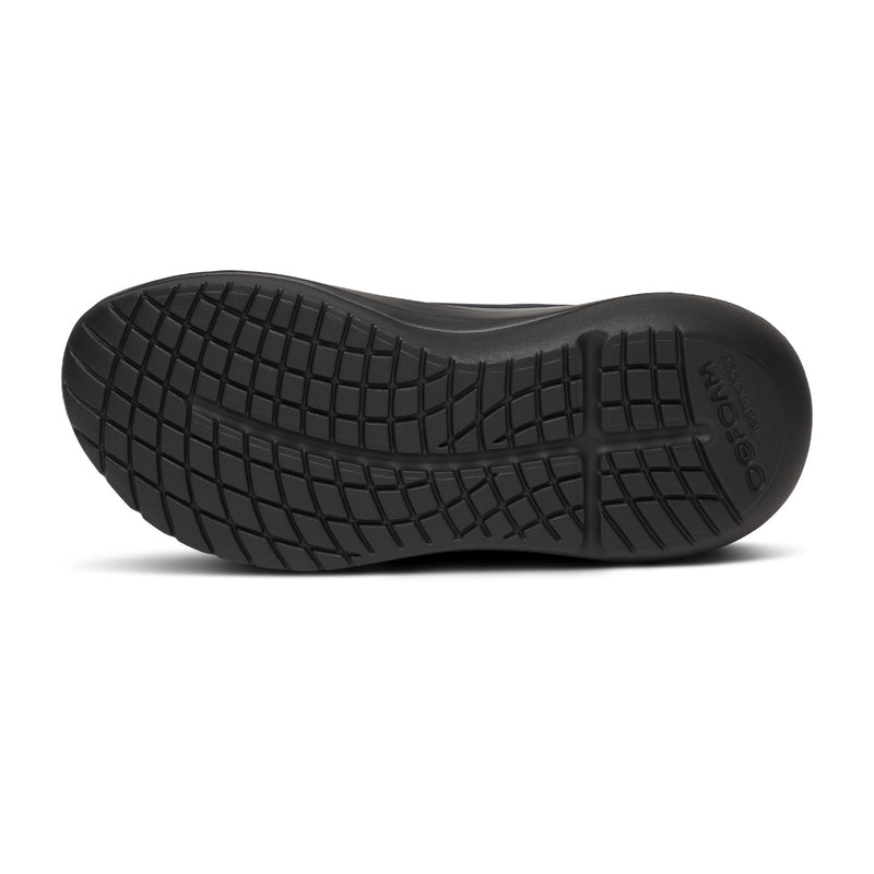 OOFOS Women's OOmy Stride Shoe - Black/Black