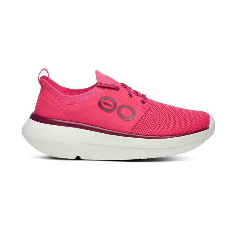 OOFOS Women's OOmy Stride Shoe - Neon Berry