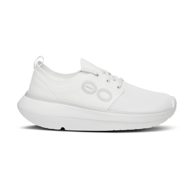 OOFOS Women's OOmy Stride Shoe - White/White