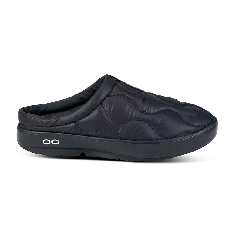 OOFOS Men's OOmg OOcoozie Thermo Mule - Black