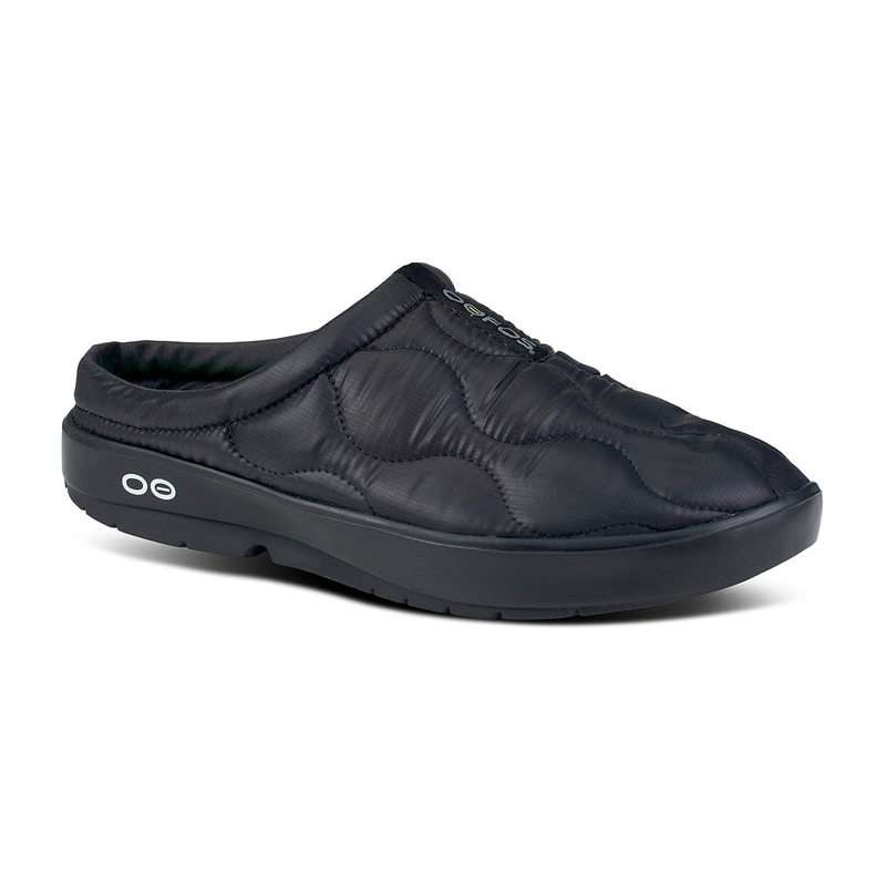 OOFOS Men's OOmg OOcoozie Thermo Mule - Black