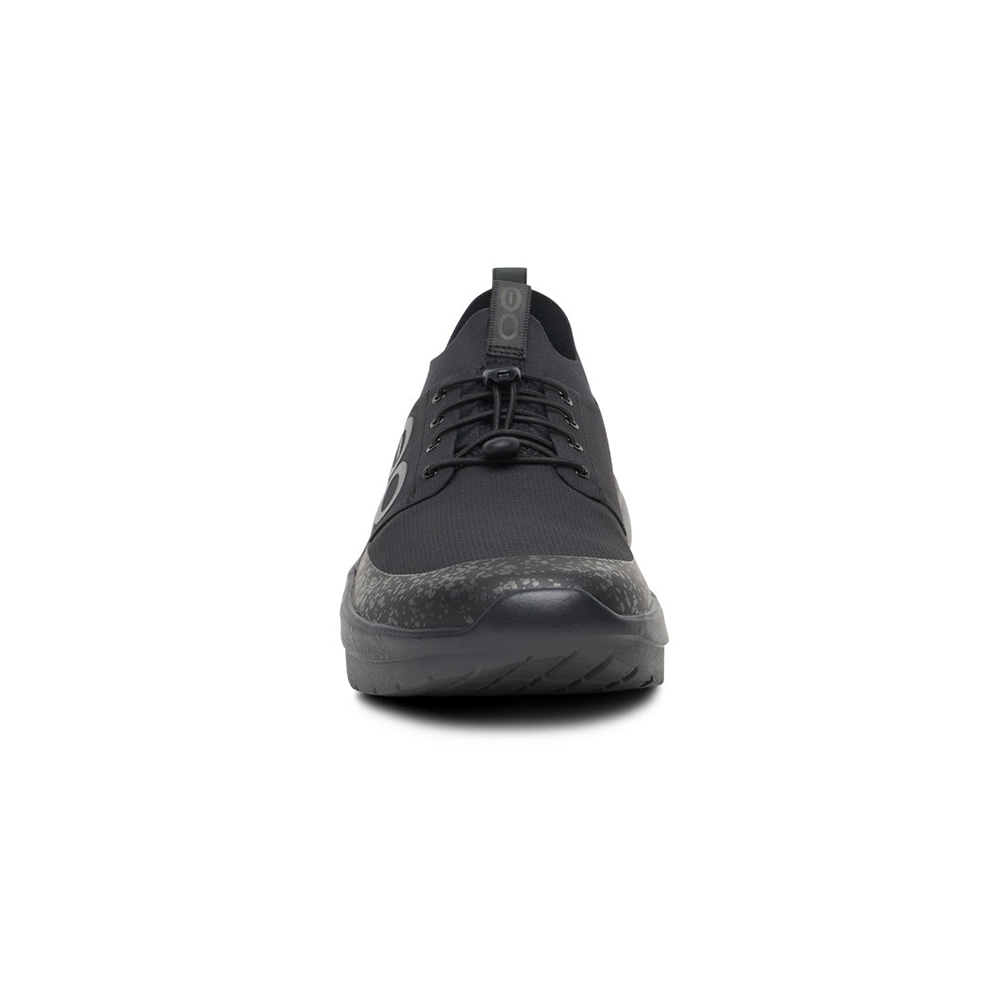 OOFOS Men's OOmy Roam Ripstop Shoe - Black