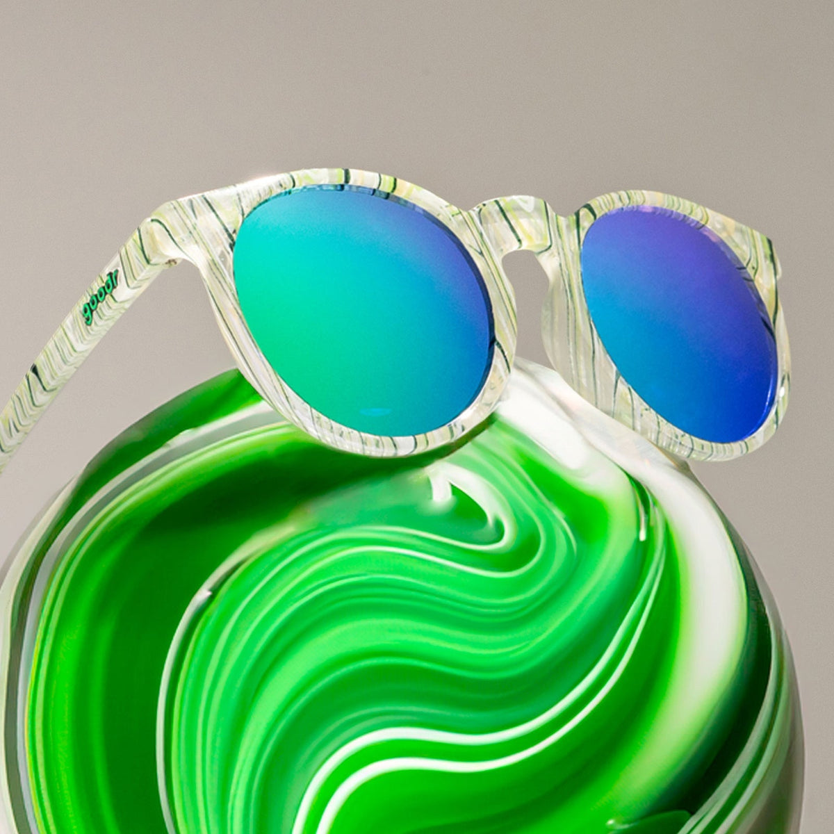 goodr Circle G Sunglasses - Marble Arts Master
