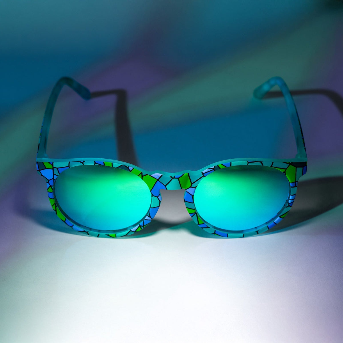 Goodr Circle G Sunglasses - Moody Mosaic Musings