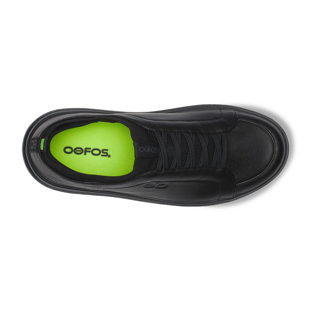 OOFOS Men's OOmg Club Plus - Black