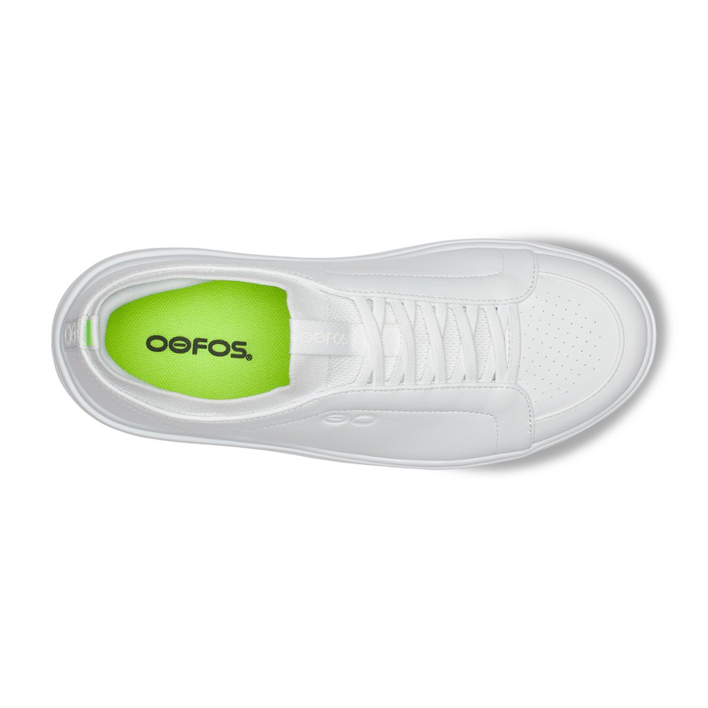 OOFOS Men's OOmg Club Plus - White