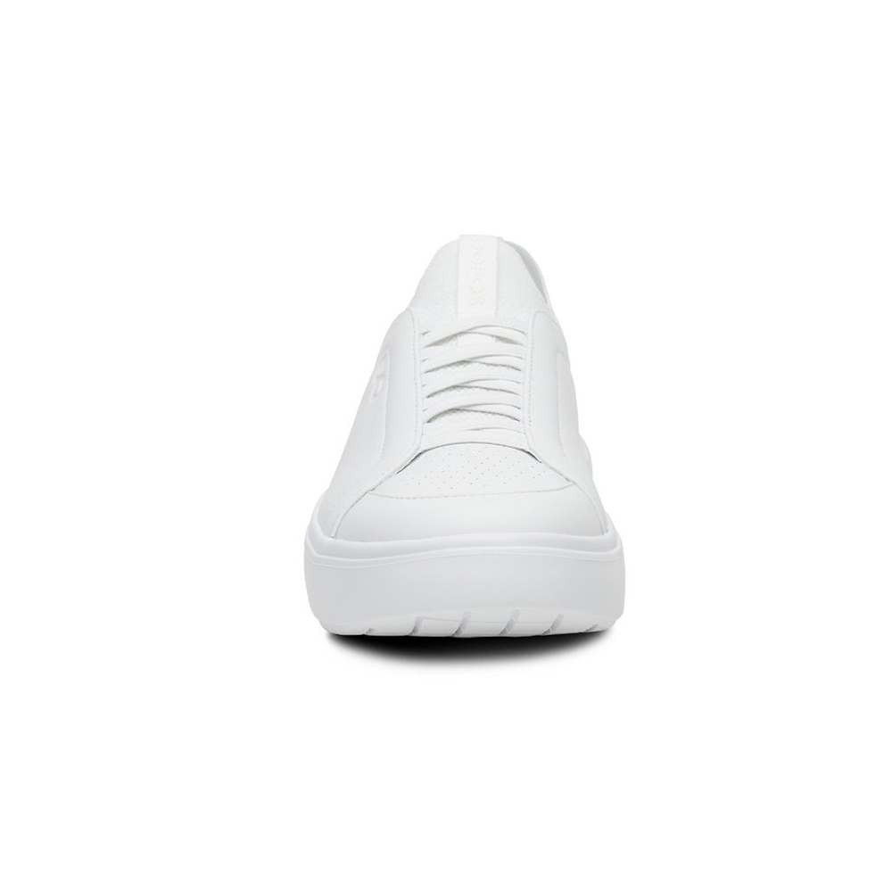 OOFOS Men's OOmg Club Plus - White
