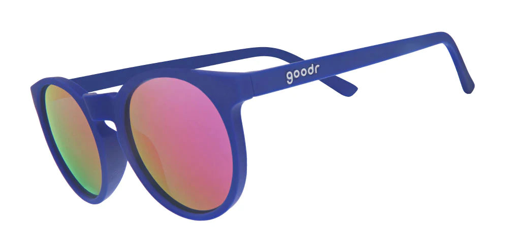 Goodr Circle G Active Sunglasses - Blueberries, Muffin Enhancers