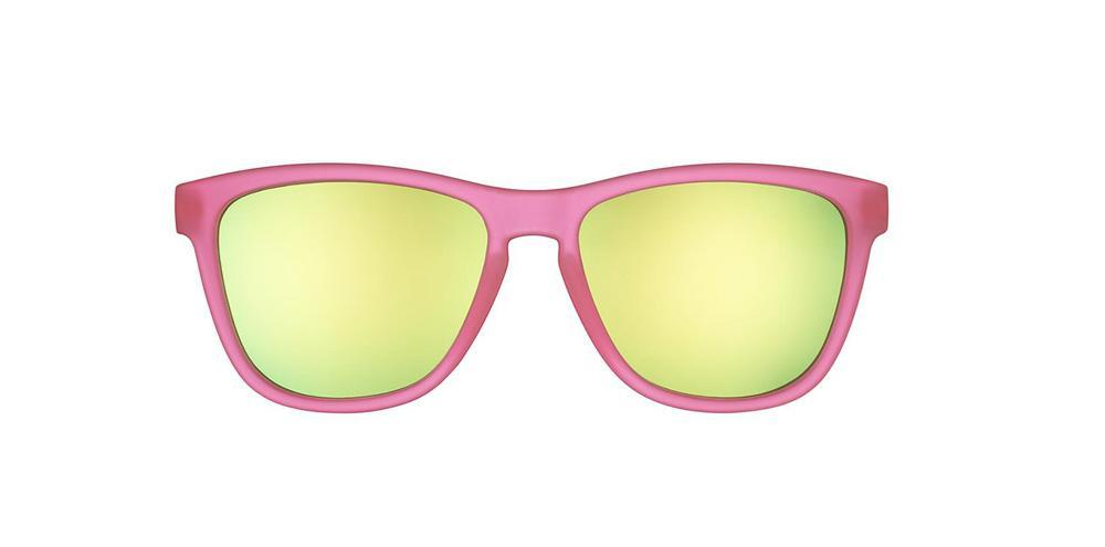 Goodr OG Active Sunglasses - Flamingos on a Booze Cruise