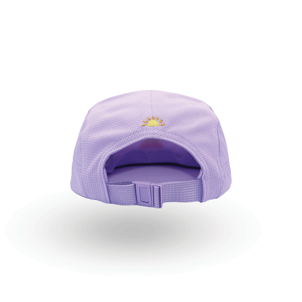 Helios Headwear Ultralight 7 Panel Soft Brim Cap - Lavender