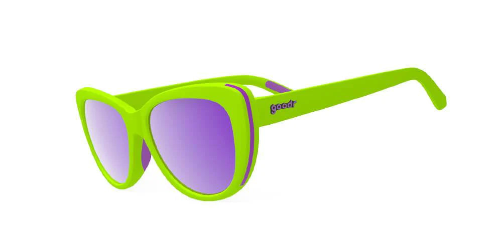 SALE: Goodr Runway Active Sunglasses - Total Lime Piece