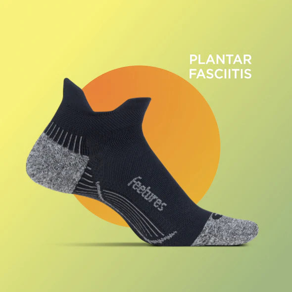 Feetures Plantar Fasciitis Compression Sock Ultra Light Quarter Socks