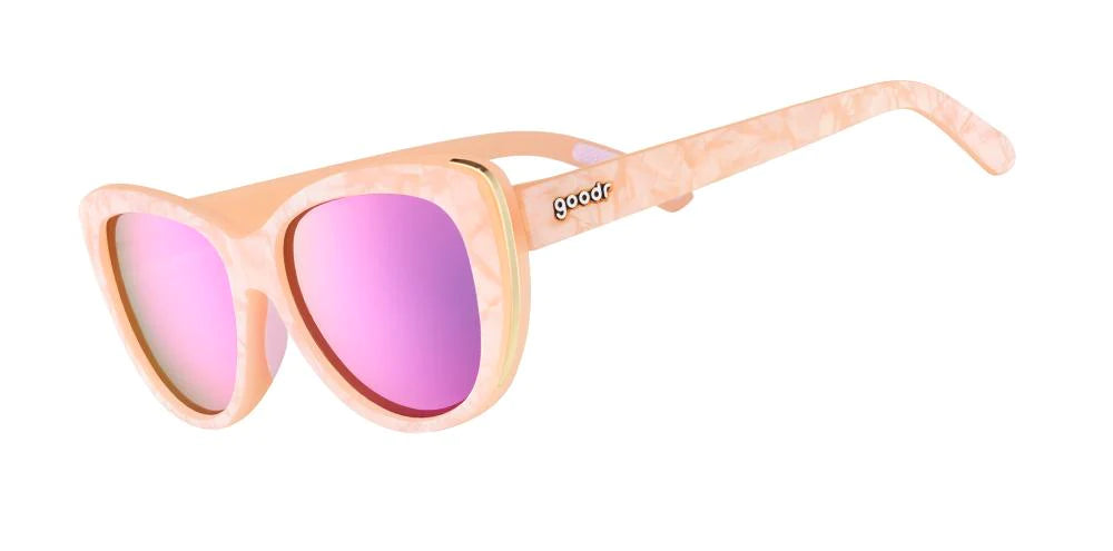 SALE: Goodr Runway Active Sunglasses - Rose Quartz Bypass