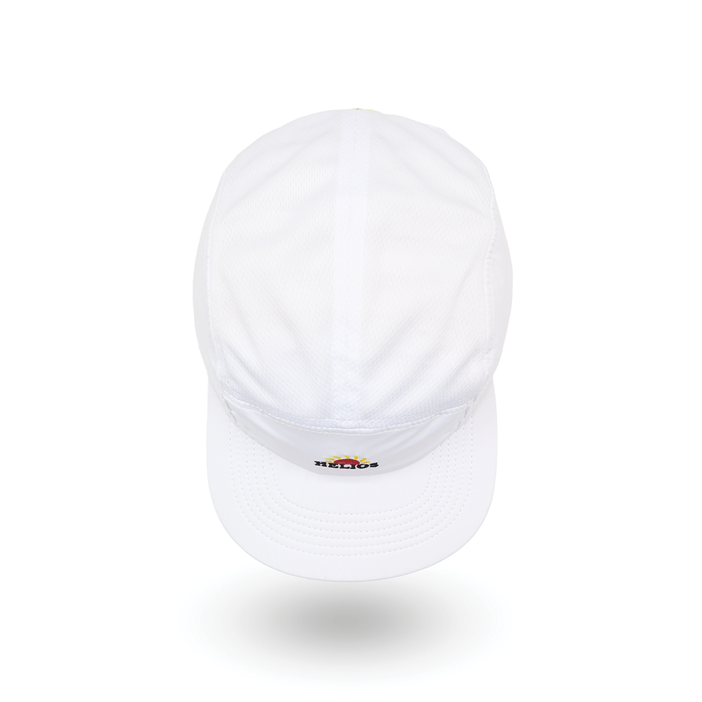 Helios Headwear Ultralight 7 Panel Soft Brim Cap - White