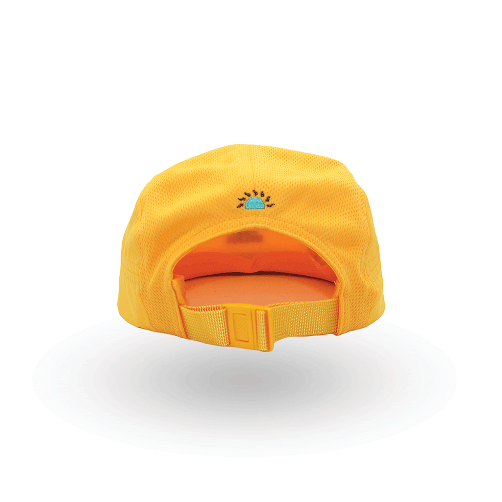 Helios Headwear Ultralight 7 Panel Soft Brim Cap - Yellow
