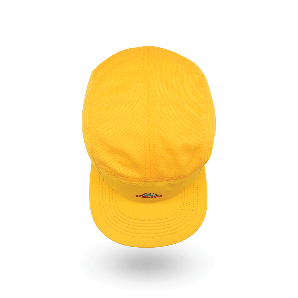 Helios Headwear Ultralight 7 Panel Soft Brim Cap - Yellow