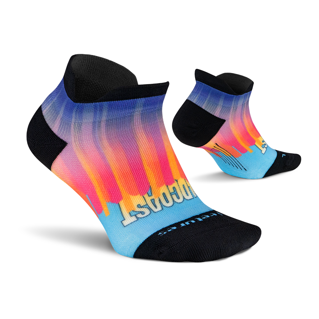 Feetures Elite Light Cushion Tab - The Official Gold Coast Marathon 2025 Sock