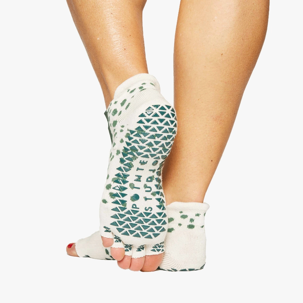 Pointe Studio Dot Toeless Grip Sock