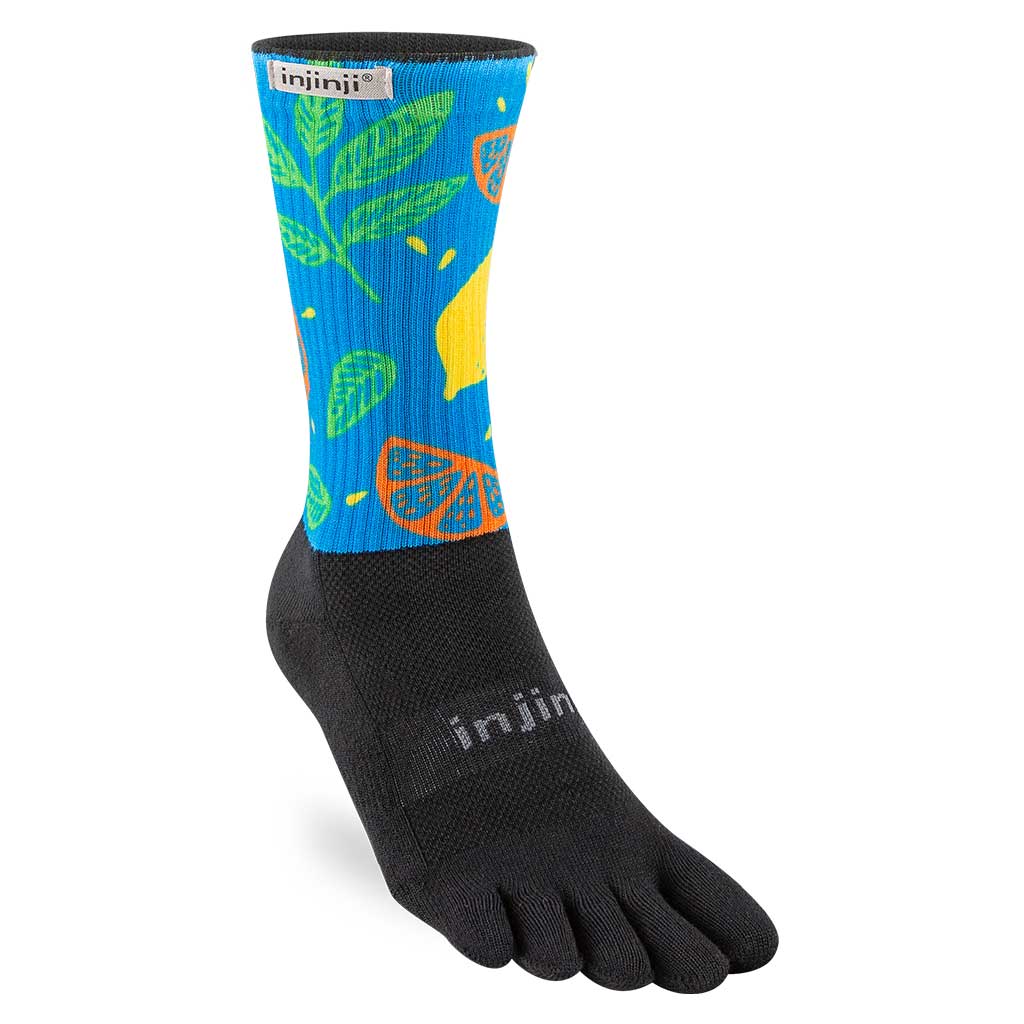 Injinji Spectrum Trail Midweight Crew Running Socks