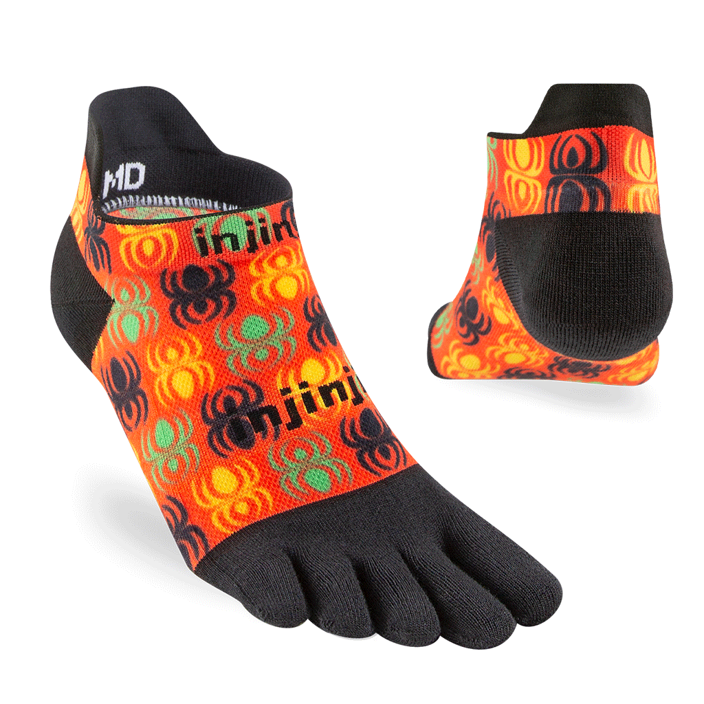 Injinji SPECTRUM RUN Lightweight No-Show Running Socks