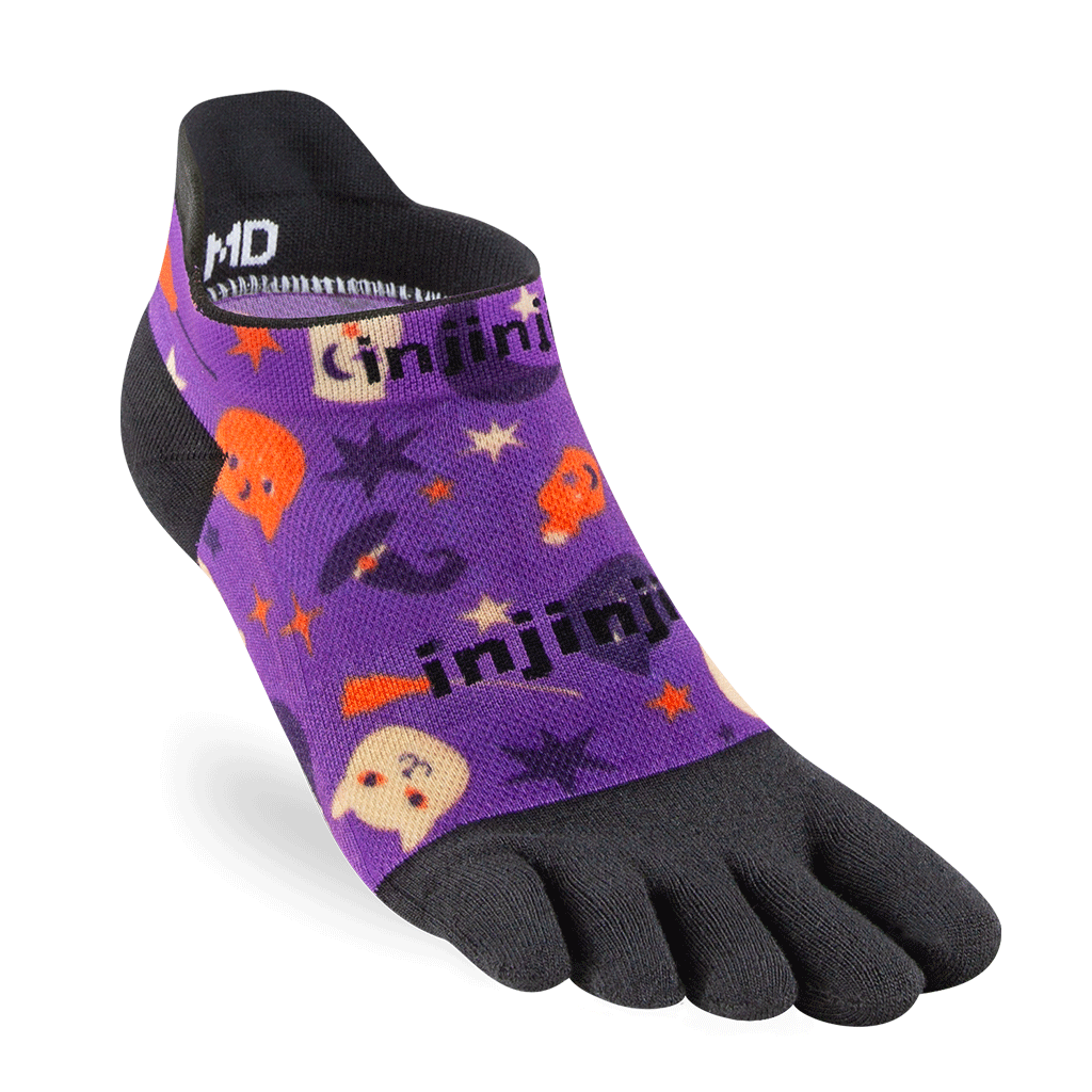 Injinji SPECTRUM RUN Lightweight No-Show Running Socks