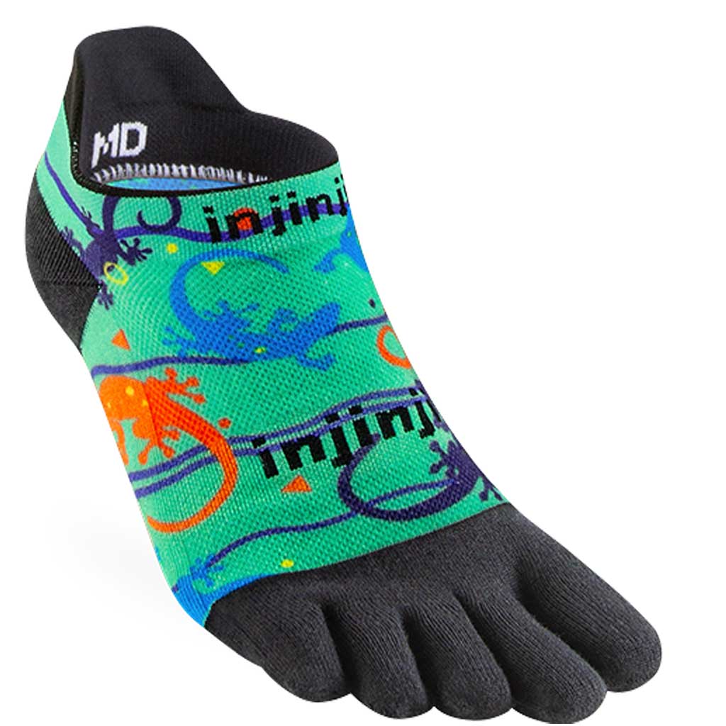 Injinji SPECTRUM RUN Lightweight No-Show Running Socks