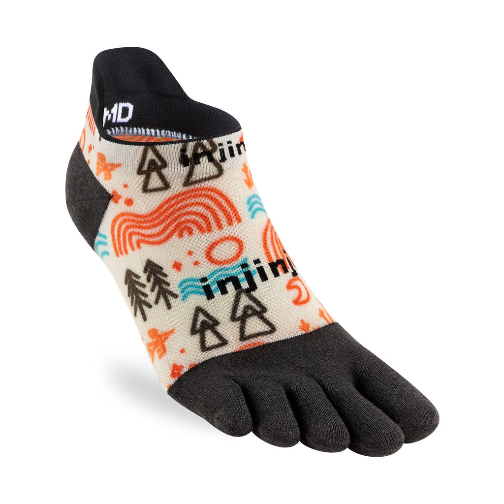 Injinji Artist Designed Men&#39;s No-Show Toesocks