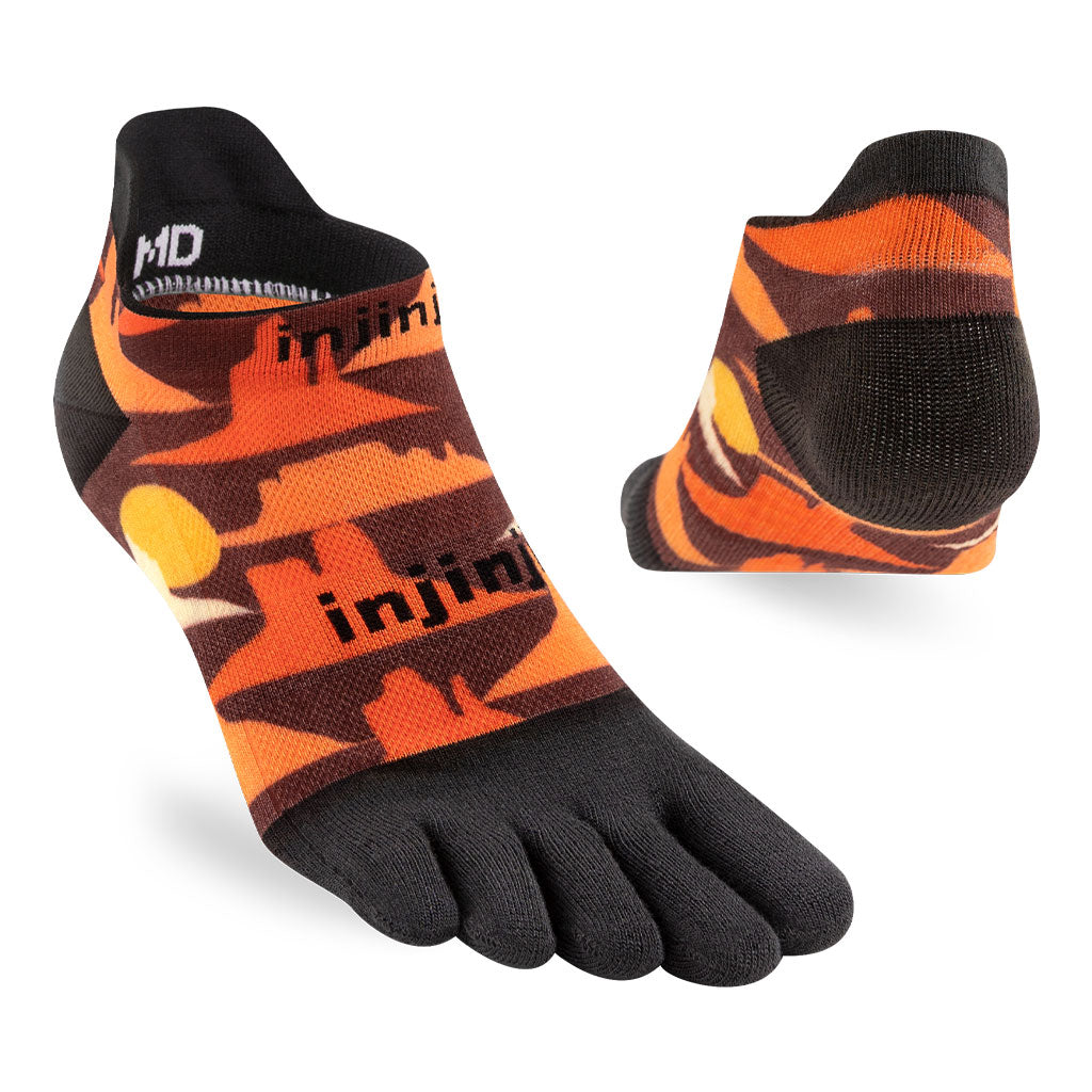 Injinji Artist Designed Men&#39;s No-Show Toesocks