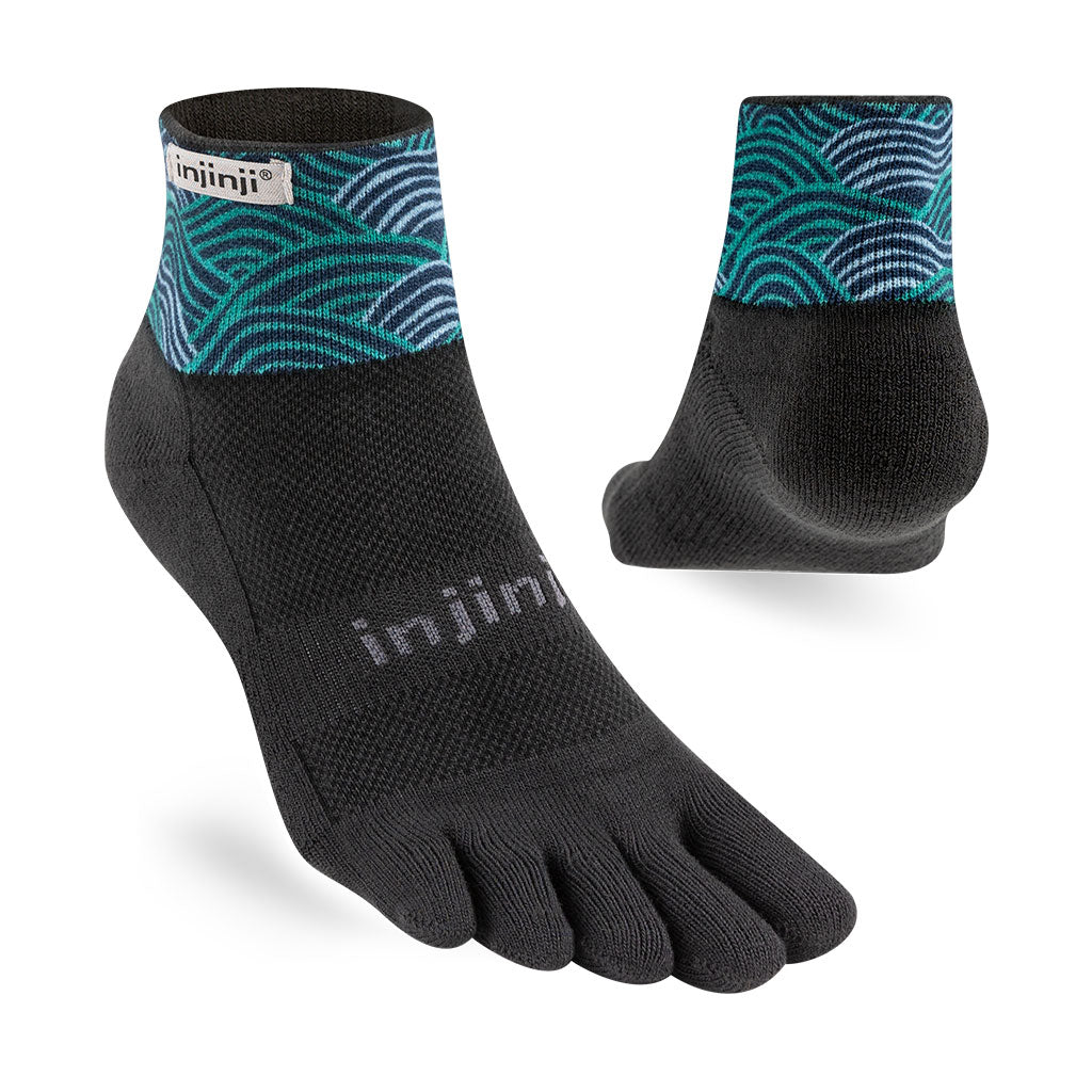 Injinji Artist Designed Men&#39;s Mini-Crew Toesocks