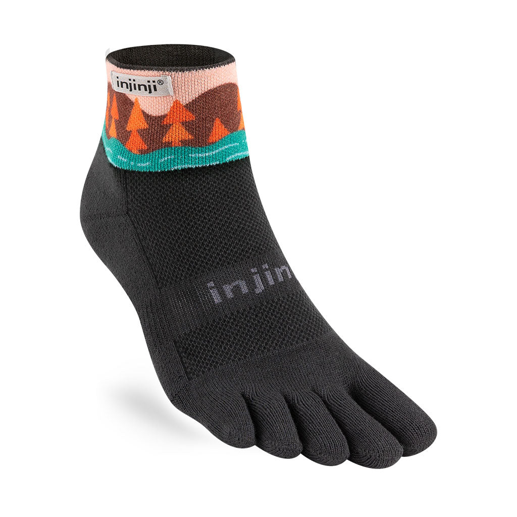 Injinji Artist Designed Men&#39;s Mini-Crew Toesocks