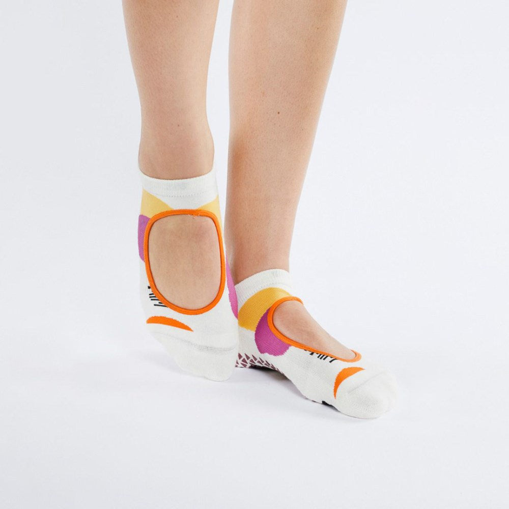 Pointe Studio Strap Sunny Day Expression Grip Sock
