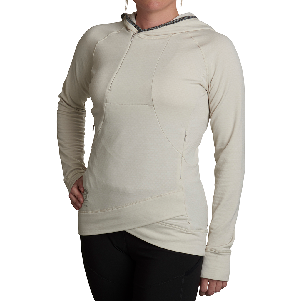 Gray pullover online hoodie women's