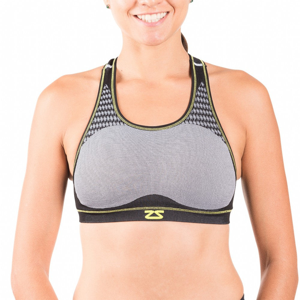 Zensah POP Seamless Running Sports Bra