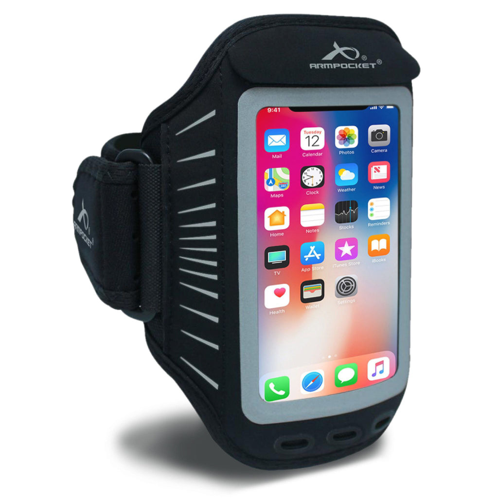 Armpocket Racer Plus, thin armband for iPhone 13 mini/12 mini/8/7/6 Plus, Galaxy S7/S6, Pixel 4a &amp; more