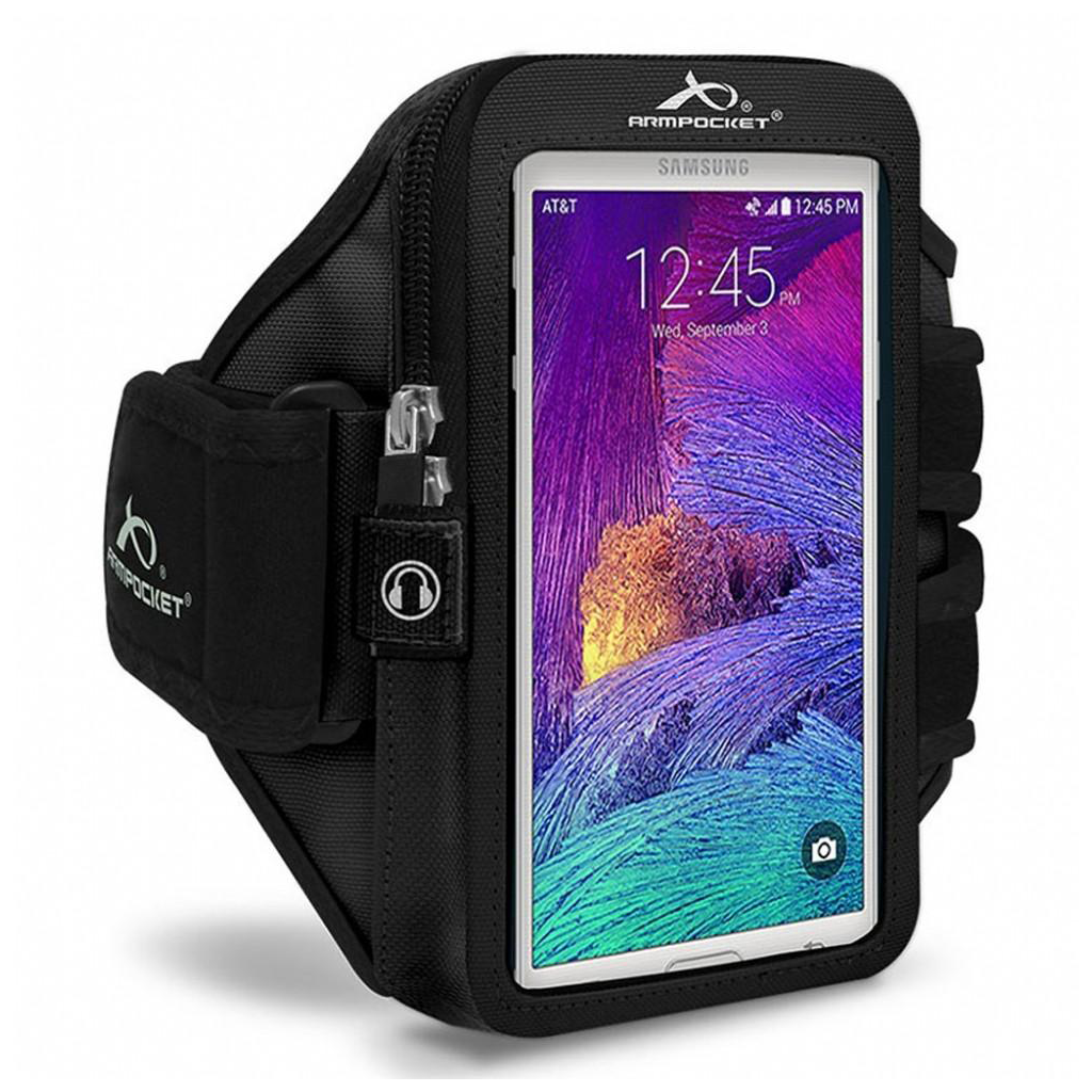 Armpocket Mega i-40 Phone Running Case for iPhone 15/ 15 Pro/14/14 Pro/13/13 Pro/12/12 Pro, Galaxy S23/S23+/A54/S22+/S21/S20 &amp; More