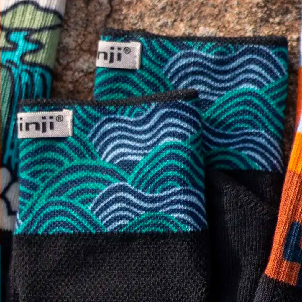 Injinji Artist Designed Men&#39;s Mini-Crew Toesocks